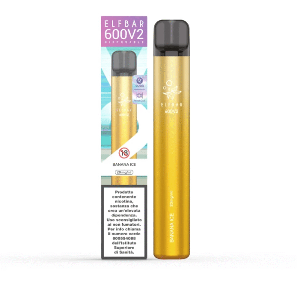 Elf Bar 600 Puff Banana Ice