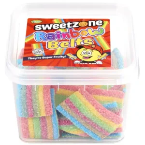 Sweetzone Fizzy Rainbow Belts 170g