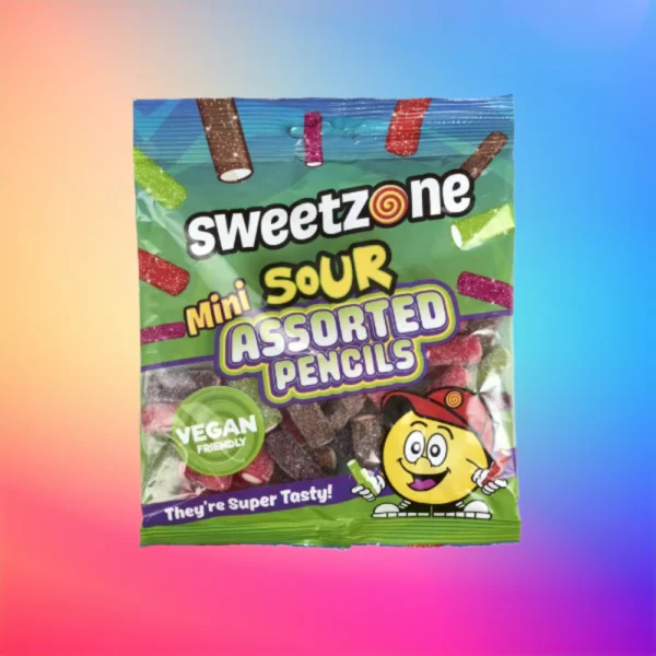 Sweetzone_Mini_Sour_Assorted_Pencils_180g Sweetzone Mini Sour Assorted Pencils 180g