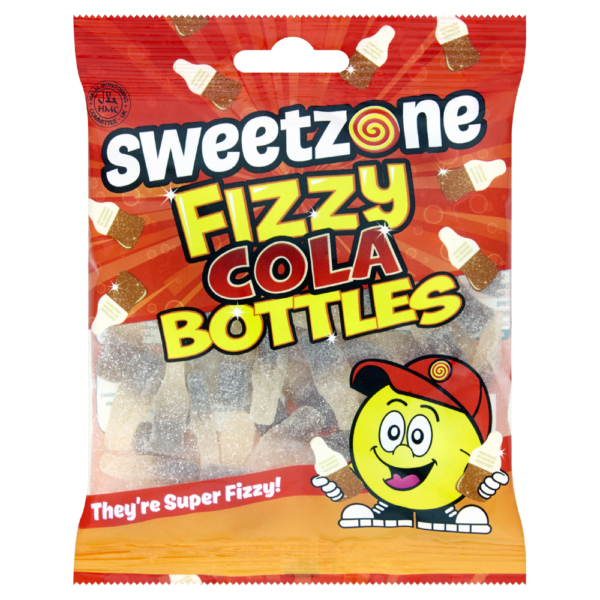 90g Fizzy Cola Sweetzone Fizzy Cola Bottles 90g