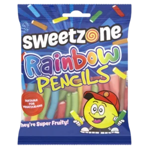 90gRainbowPencils Sweetzone Rainbow Pencil 90g