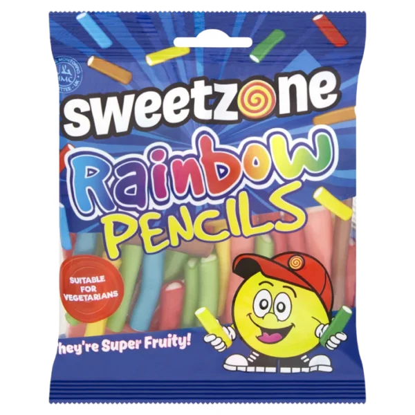 90gRainbowPencils Sweetzone Rainbow Pencil 90g