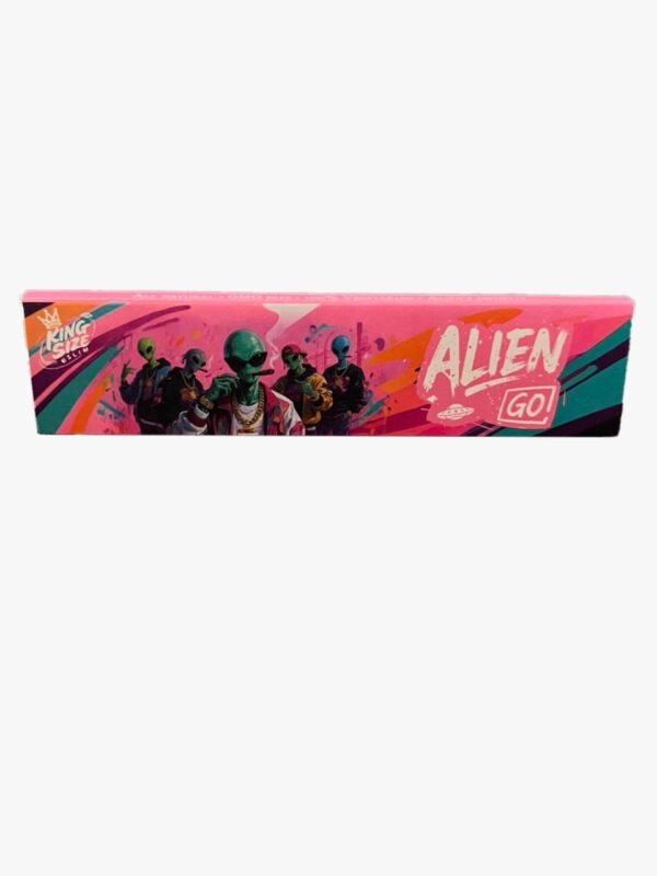 Alien Go Pink King Size Graffiti Pack Rolling Paper