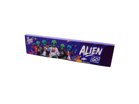 Alien Go Blue King Size Graffiti Pack Rolling Paper