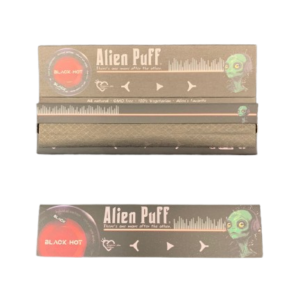 Alien Puff Black 11/4 Size Music Pack Rolling Paper