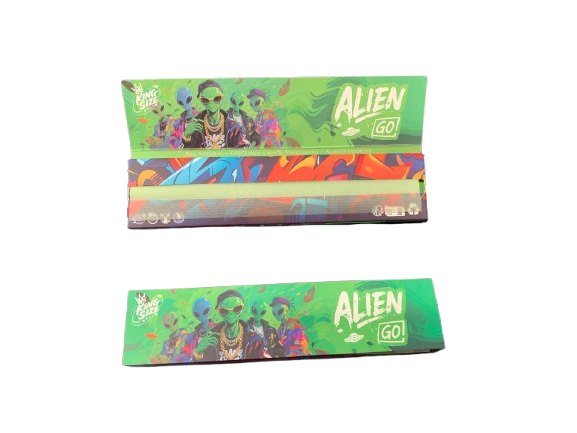 image-removebg-preview (6) Alien Go Green King Size Graffiti Pack Rolling Paper