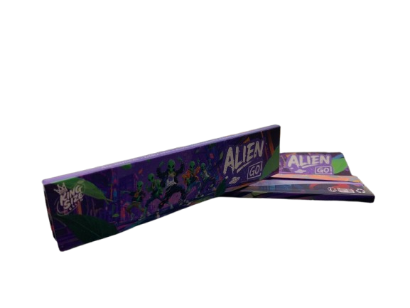 Alien Go Purple King Size Graffiti Pack Rolling Paper