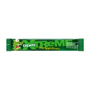 Chewits Xtreme Extremely Sour Apple Chews 34g