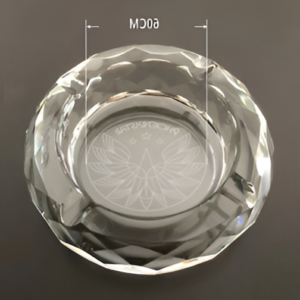 Phoenix 4.5 Inch Heavy Glass Ash Tray