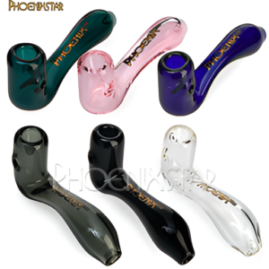 Phoenix 4.2 Inch Odd Shape Glass Hand Pipe