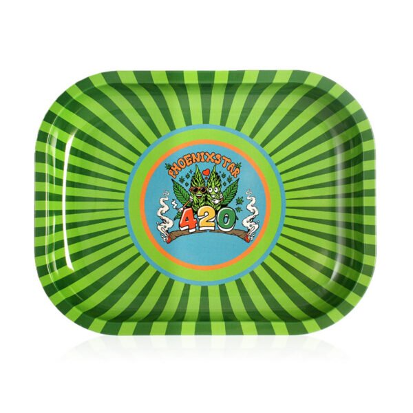 Phoenix 7 Inch Decal Printed Metal Tray