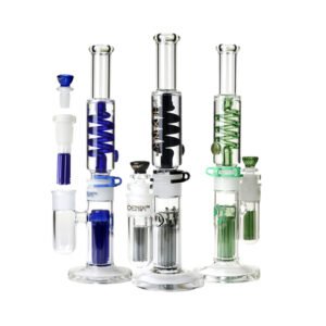 Phoenix 16 Inch 6 Freezable W/Arm Tree Detatchable & Percolator Downstem Glass Bong