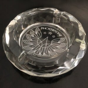Phoenix 4.5 Inch Heavy Glass Ash Tray