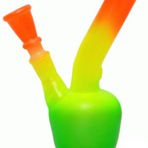 Cool Krew 8 Inch Vase Shape Fluro Glass Bong