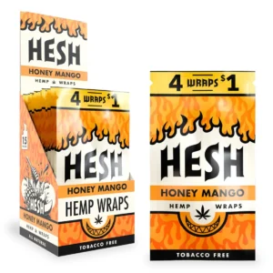Hesh Hemp Wraps 4x - Honey Mango