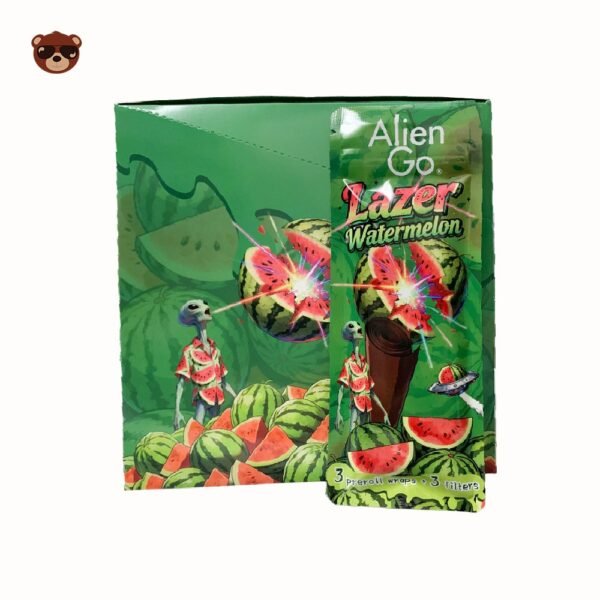 Alien Go 3x Pre Rolled Flavored Wraps - Lazer Water Melon