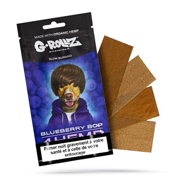G-ROLLZ Preservative Free 4X Hemp Wrap - Blueberry Bop