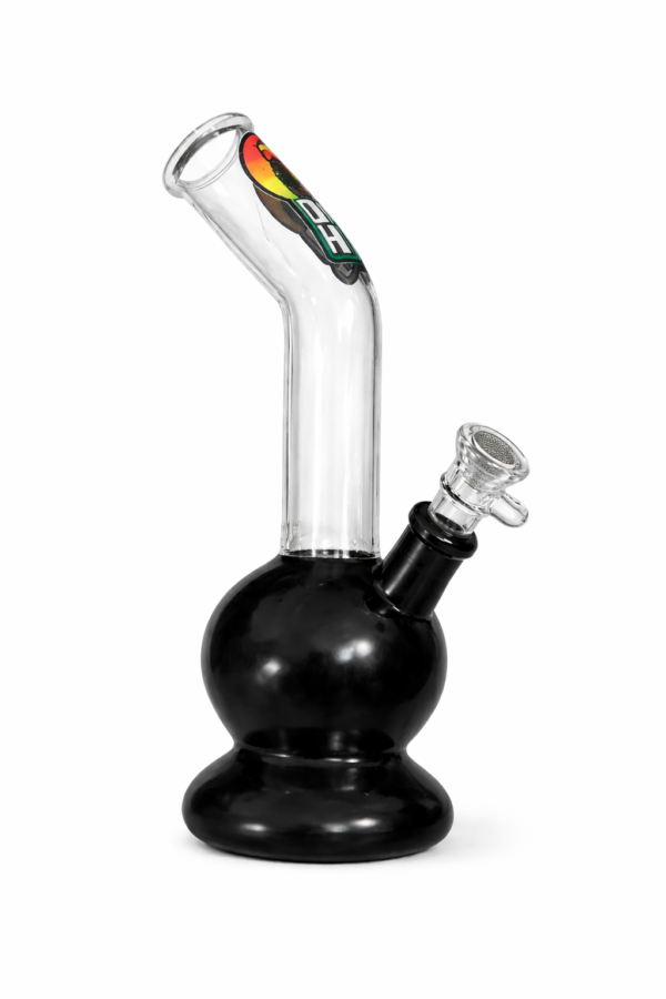 Cool Krew 10 Inch Dread Herb Curve Neck Glass bong