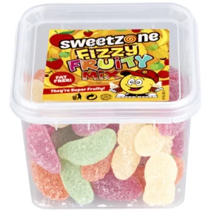 sweetzone-mini-tubs-fizzy-fruity-mix-170g-875126 Sweetzone Fizzy Fruity Mix 170g Jar Box