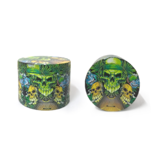 4 Part Metal Skull Grinder 2 Inch