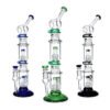 Phoenix 18 Inch Single Barrel Dual Matrix Tripple Part Detachable Glass Bong