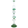 Phoenix 18 Inch Single Barrel Dual Matrix Tripple Part Detachable Glass Bong