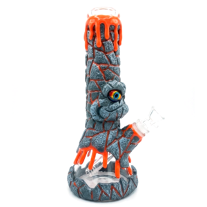 5 (1) Phoenix 10" 3D Bloody Monster Design 7MM Glass Bong