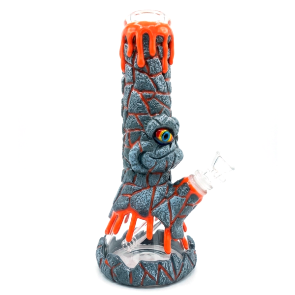 Phoenix 10" 3D Bloody Monster Design 7MM Glass Bong