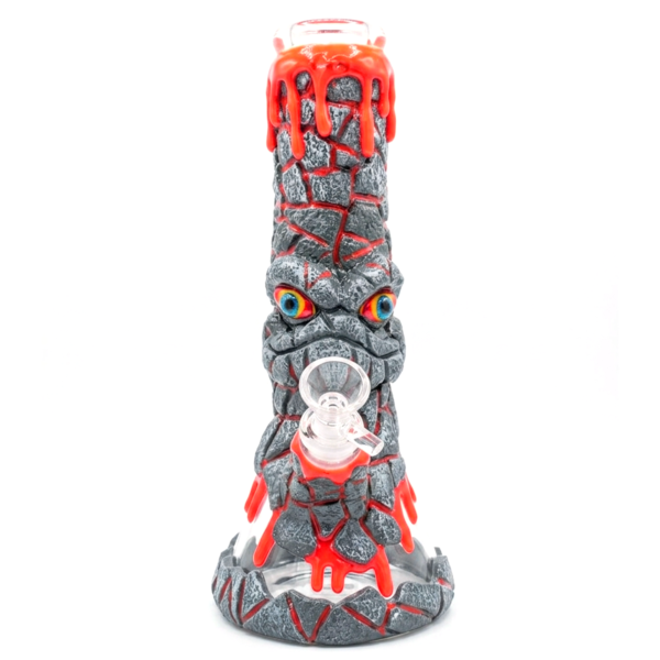Phoenix 10" 3D Bloody Monster Design 7MM Glass Bong