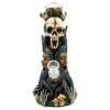 Phoenix 10" 3D Skull Monster Design 7MM Glass Bong