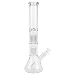 WhatsApp Image 2026-08-02 at 4.24.42 PM (3) Phoenix 17 Inch Dual Mashroom Percolator Beaker Glass Bong