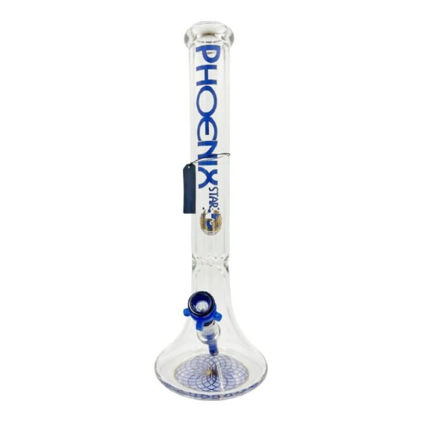 Phoenix 18 Inch Flat Botton Ice Catcher Beaker Bong