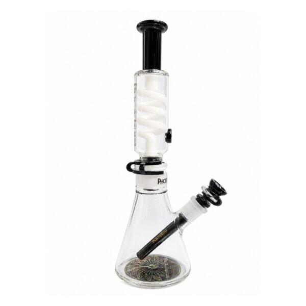 Phoenix 13 Inch Detachable Freezable Coil Beaker Glass Bong