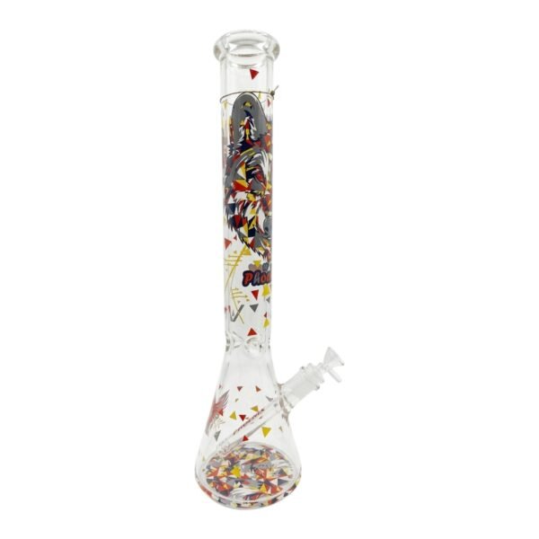Phoenix 18 Inch Decal Printed Heavy Ice Catcher Beaker Bong