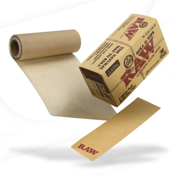 Raw Classic 5 Meter Rolling With Tips Magnetic Pack